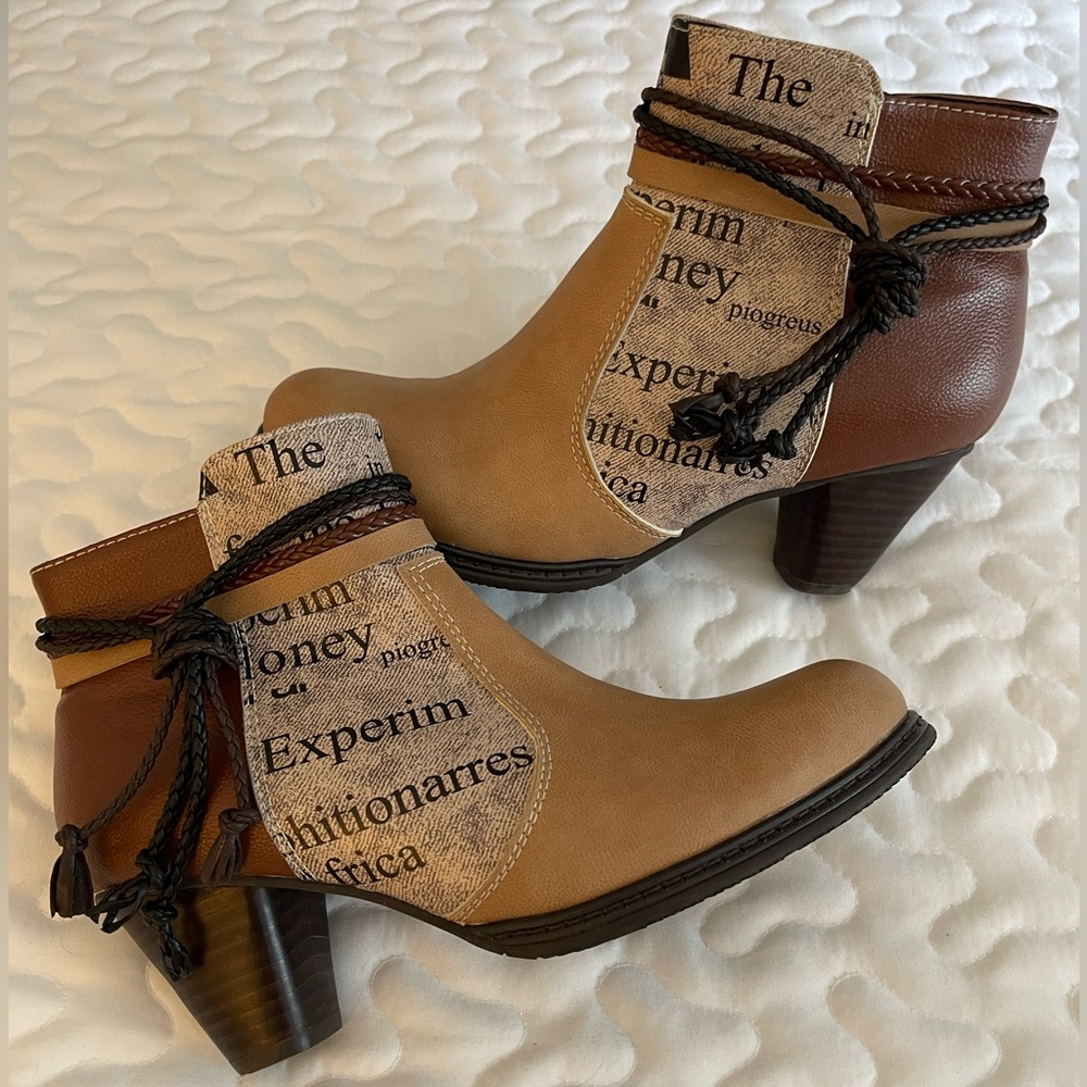 New Nine West Ankle Boot Sz Euro 38/US 8